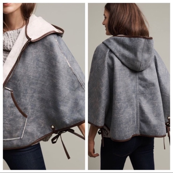 Hei Hei Reversible Denim Cape - Picture 3 of 6